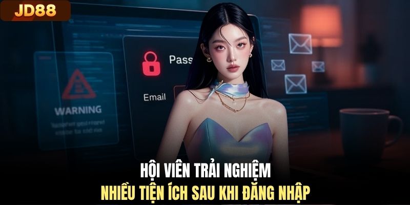 Hội viên trải nghiệm nhiều tiện ích sau khi đăng nhập